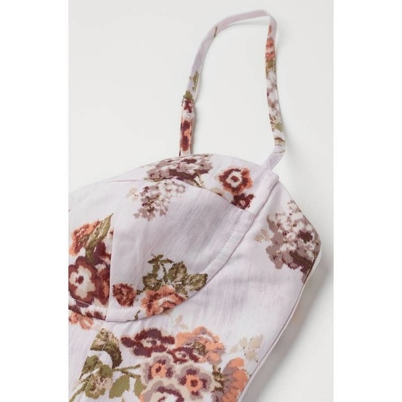 Brock Collection x H&M Powder Pink Floral Lyocell-blend Mini Dress Medium - Picture 4 of 7